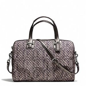 Coach Taylor Snake Print Satchel Like New